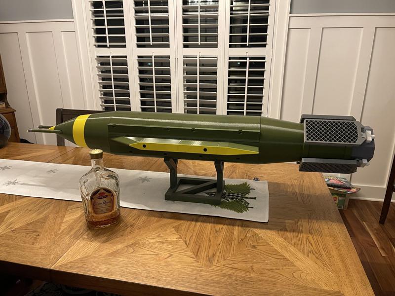 USAF  MOAB Mini-bar GBU-43/B  GBU-43 1-6 scale Military Man Cave