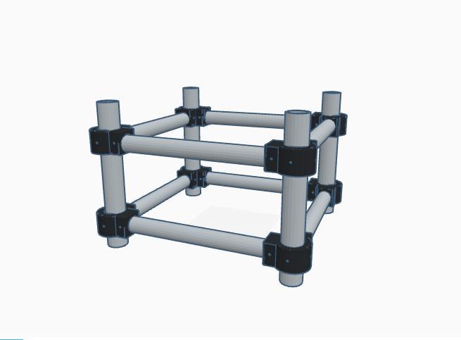 SINGLE FLOOR with PVC pipes diam32mm and 40mm