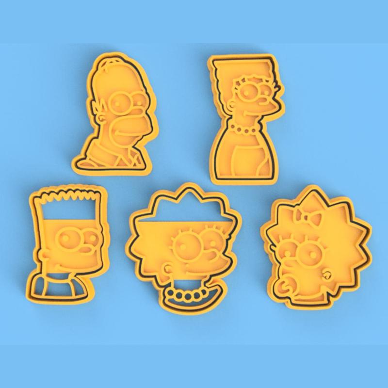 los simpson cookie cutters / the simpson cookie cutters