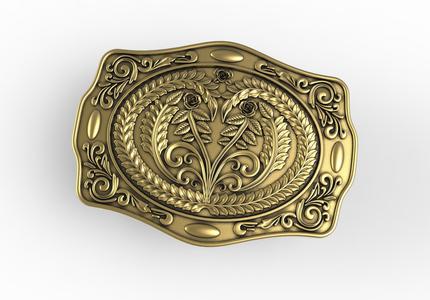 Belt Buckle Filagree