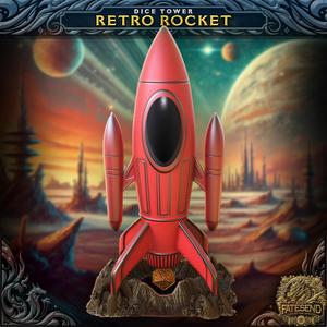 Retro Rocket -- Dice Tower