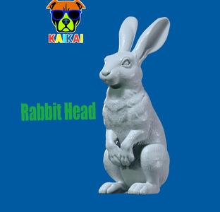 Rabbit head- Riverine Rabbit Bust model - 3D print