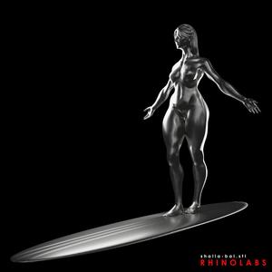 Shalla Bal (Pose-2) - Silver Surfer STL