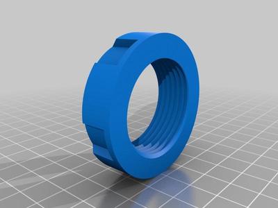 Ebb and Flow bulkhead fitting nut