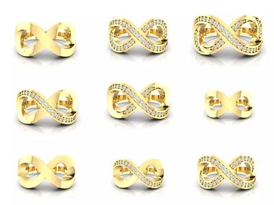 C4 The luxury female ring with gems wedding 3D Model Collection