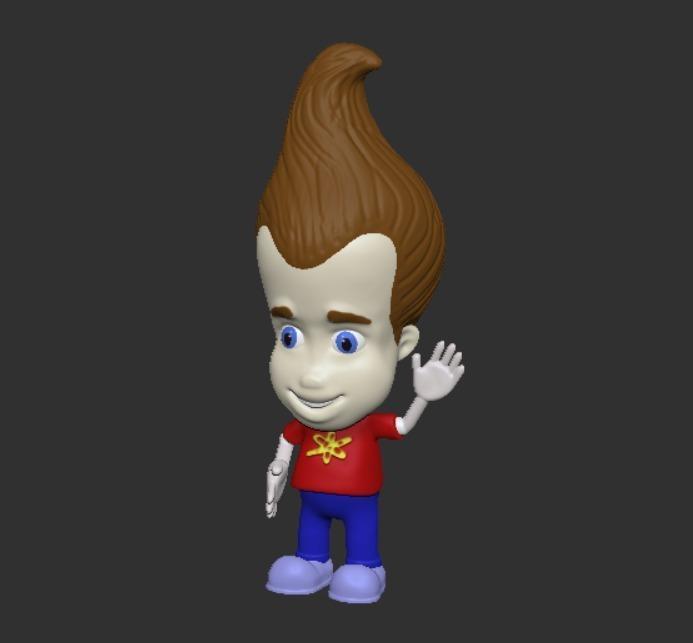 Caricature Jimy neutron