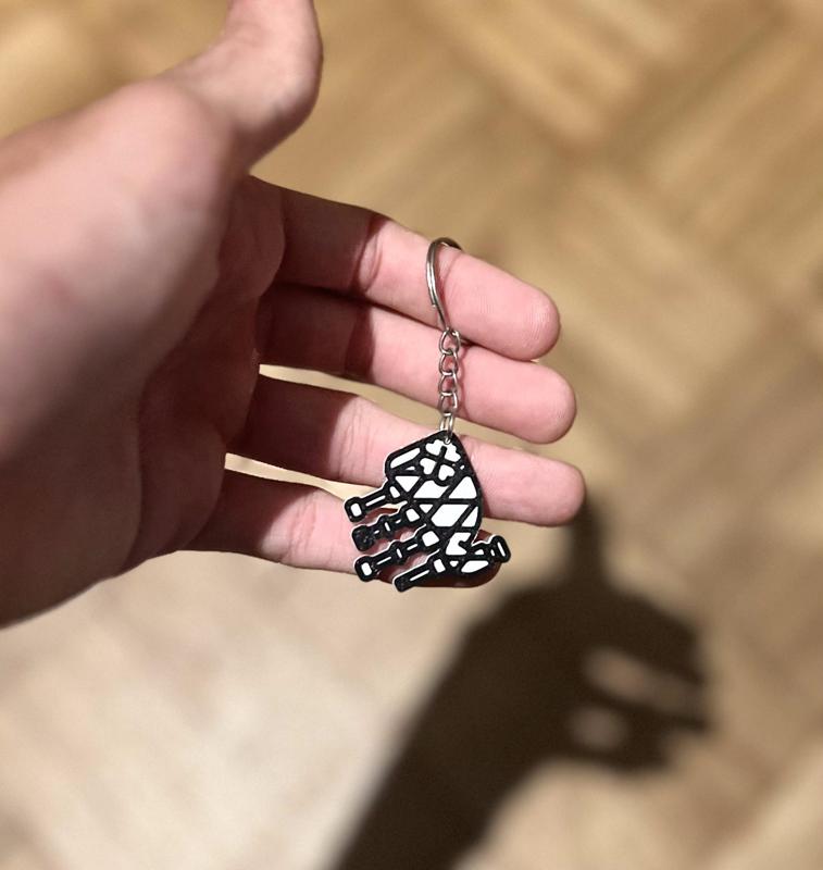 Keychain BagPipes // Gaita key chain