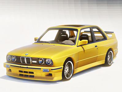 BMW E30  – 1/64 and 1/24 Scale