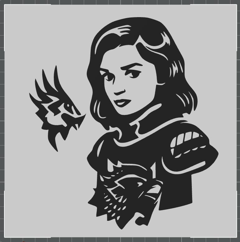 art wall/picture on the wall  Game Thrones Blackfish Tully