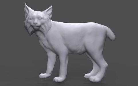Lynx bas relief for CNC
