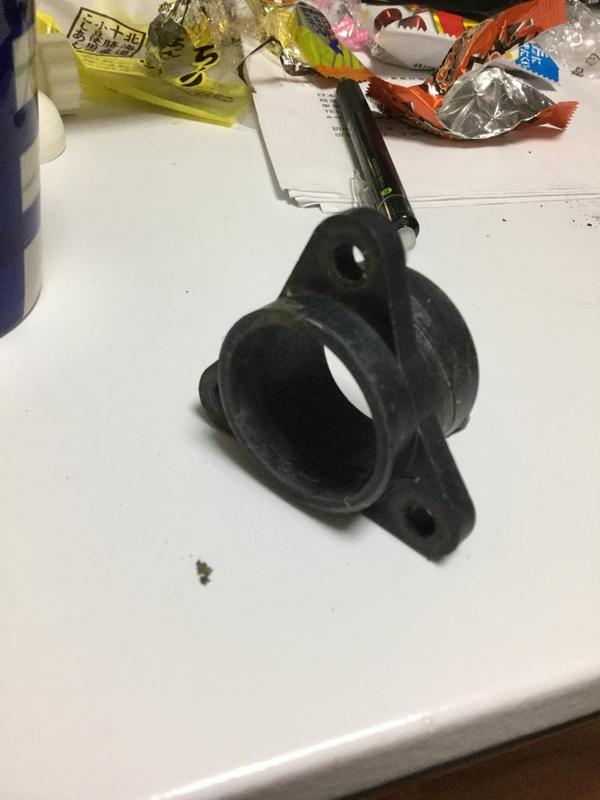 DX88 mount parts fixing Vertical antenna