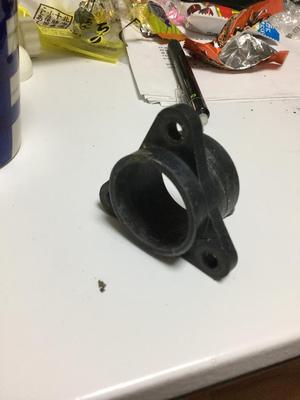 DX88 mount parts fixing Vertical antenna