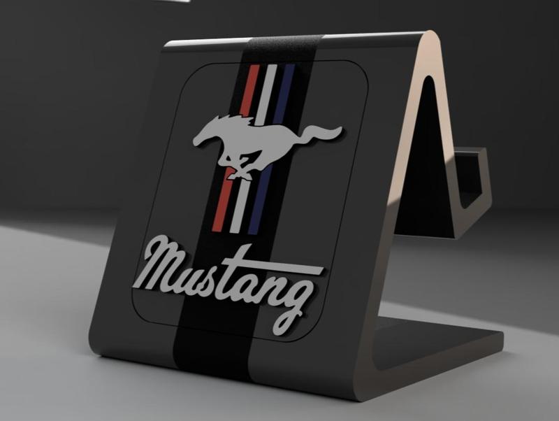 Ford Mustang Phone Stand - 3D Model for Printing