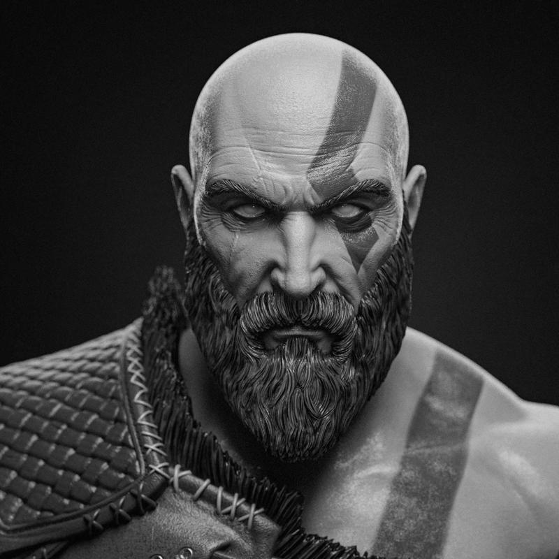 KRATOS BUST - GOD OF WAR