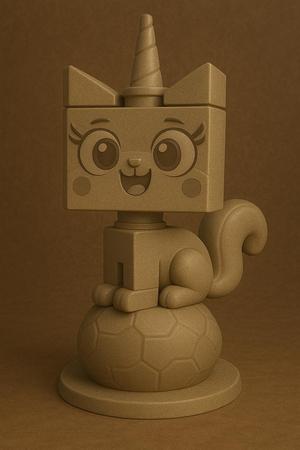 Unicorn Cat 3D Model – STL File for 3D Printing