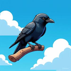 crow on a branch