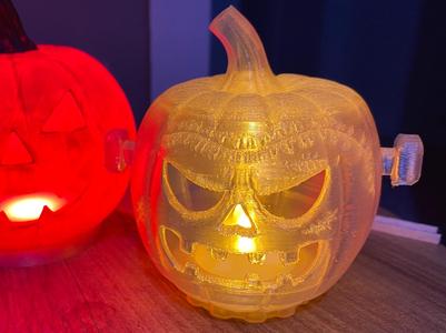 Halloween Pumpkinstein Tea Light