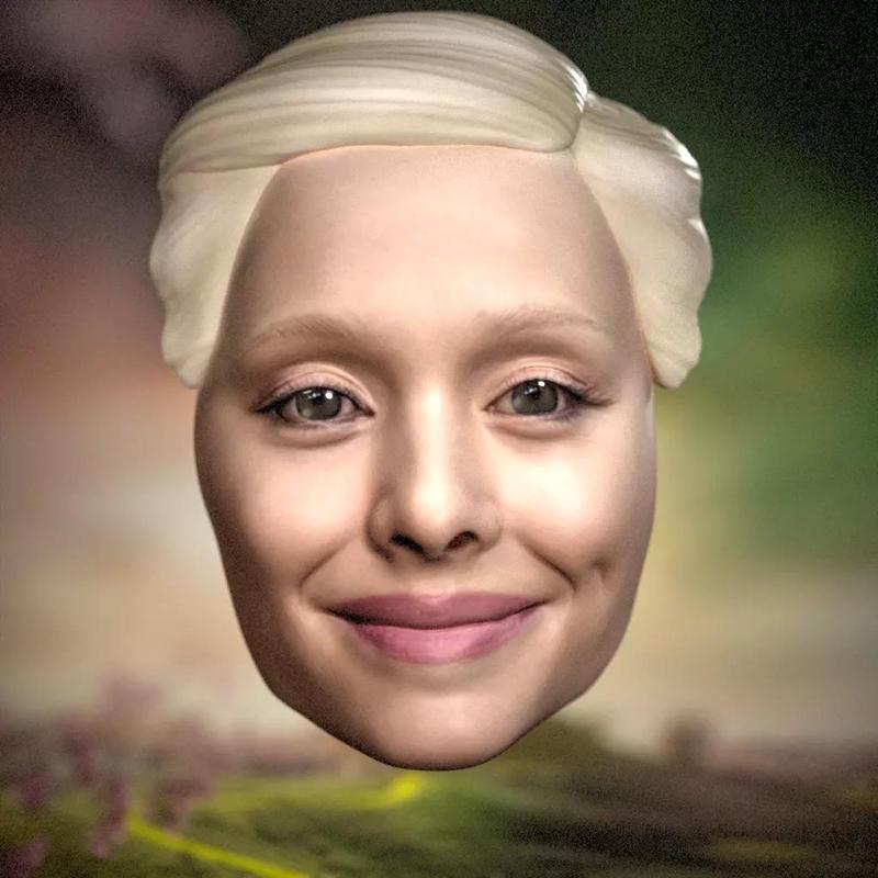 Halloween Mask Wicked 2024 Glinda Ariana Grande Mask