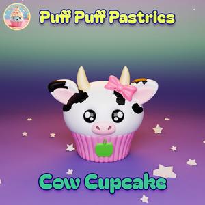 Kawaii Cow Cupcake Chibi