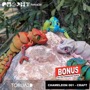 Articulated Chameleon 001 - Craft