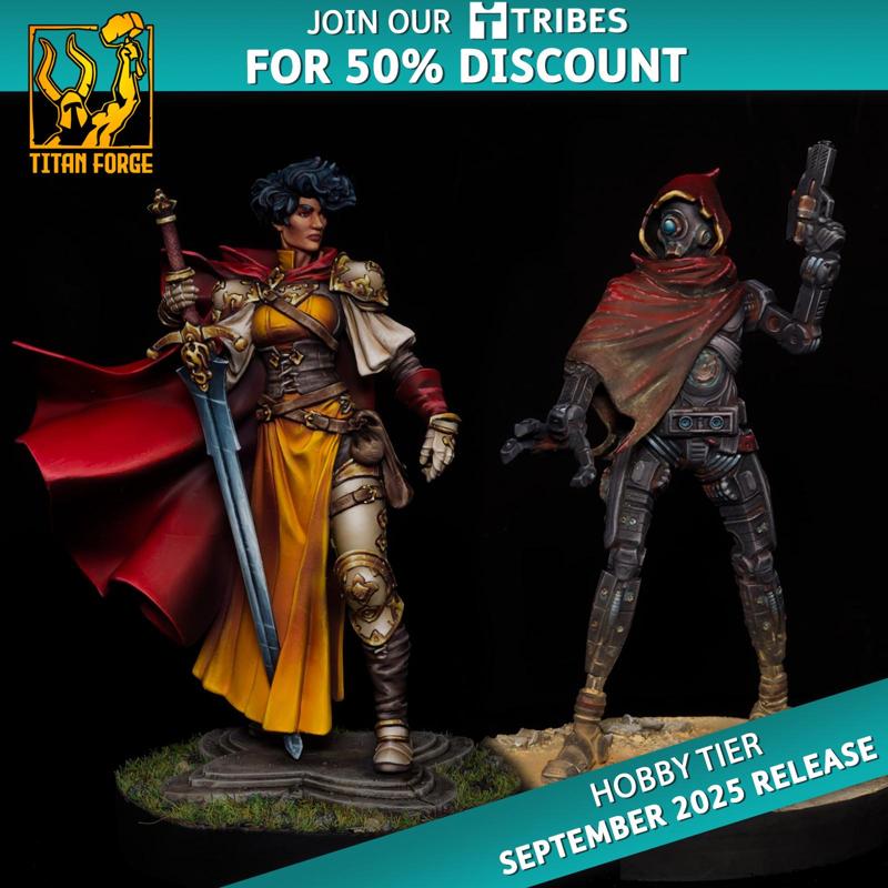 Hobby Release - September 2025 - Female Paladin and ZeroFive