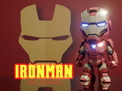 Iron Man  Chibi Minifigure style