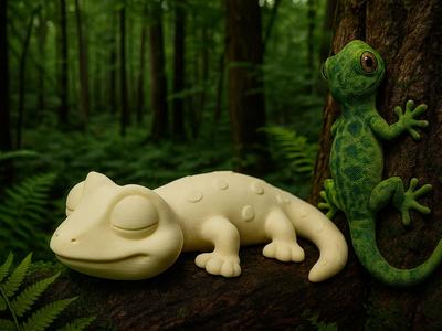 Sleeping Gecko