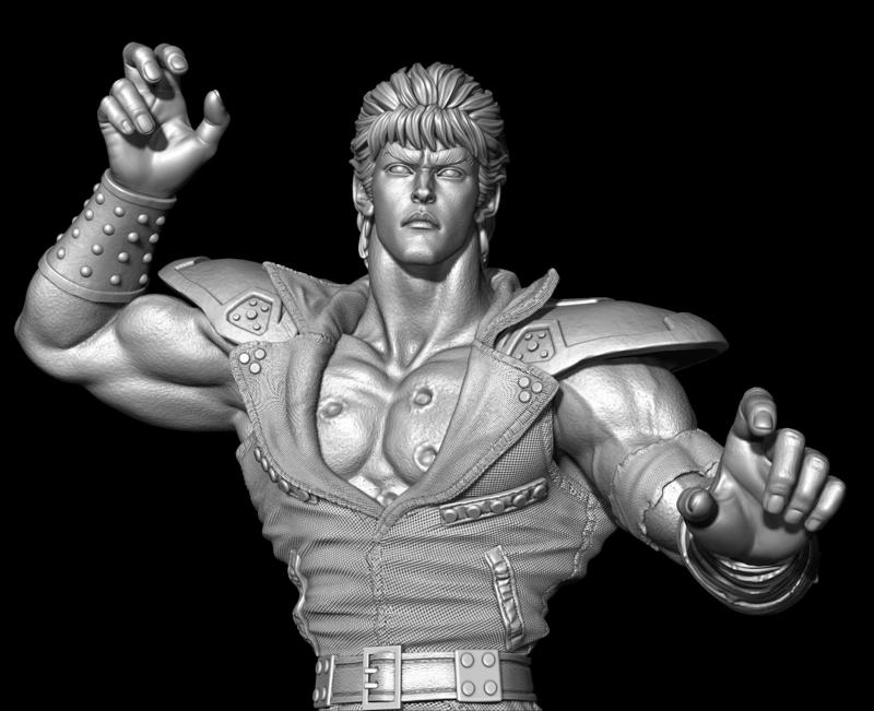 Hokuto no Ken - Kenshiro and Lynn STL