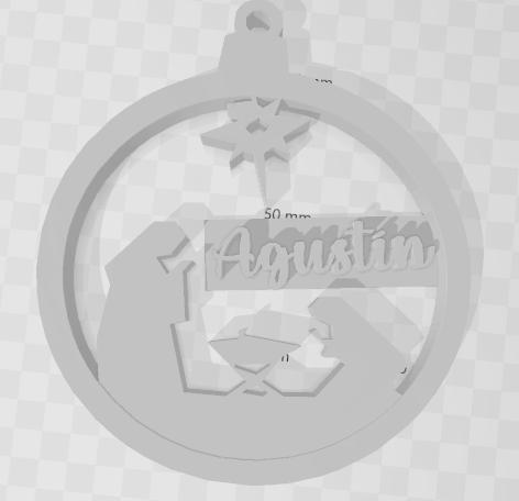 Christmas sphere Agustín