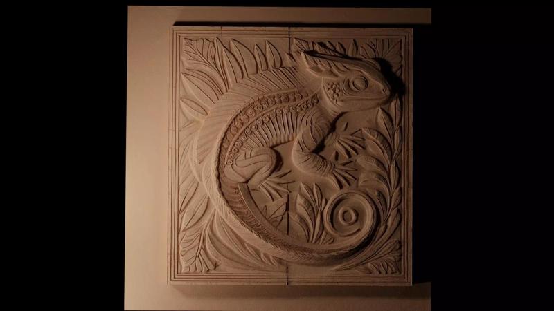 Salamander CNC 3d Print High Relief Sand Casting