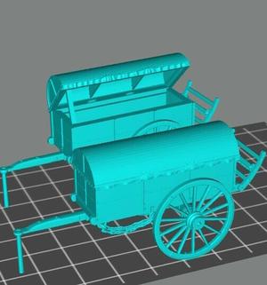 28MM ACW FIELD ARTILLERY WAGON