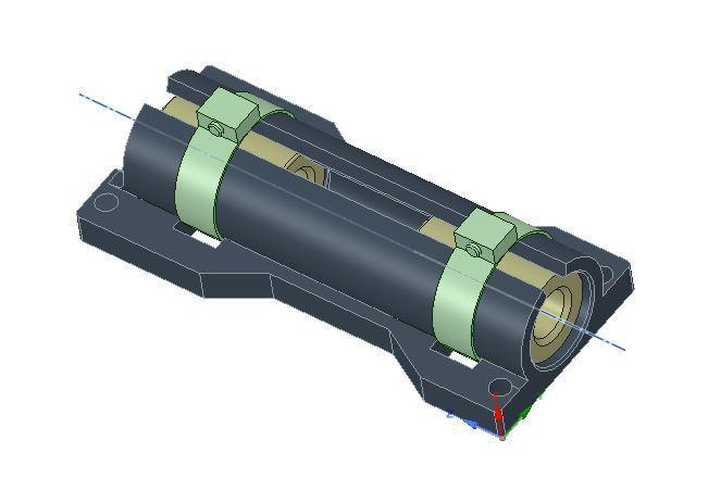 TAZ4-5 Single and Double Bearing Holder with Clamp-Clip