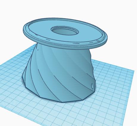 Lithophane table lamp