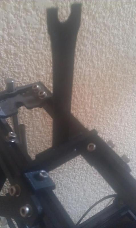 Simple spool holder for mendelmax 1.5