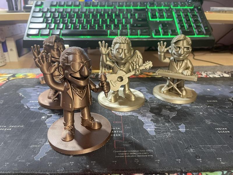 Cartoon-Style Depeche Mode as Muppets