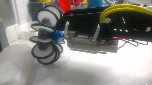 Omniwheel Mount for Tamiya 72001 Planetary Gearbox Kit