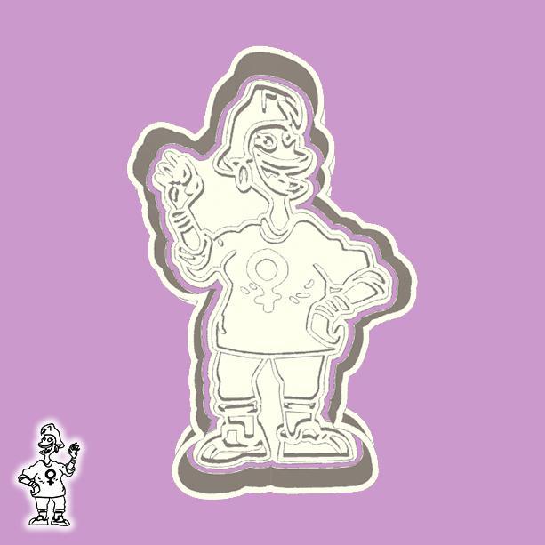 Rugrats cookie cutters - Betty DeVille (style 1)