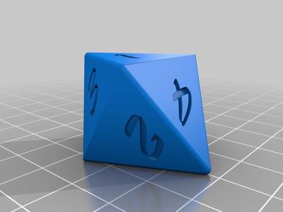 8-sided die