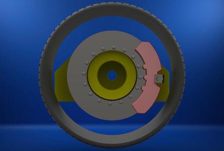 WHEEL HUB AXLE (EIXO CUBO PARA RODA )