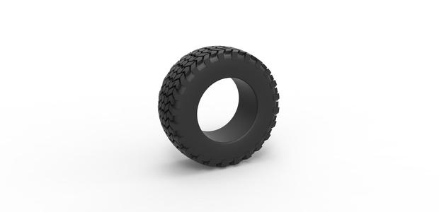 Diecast offroad tire 46 Scale 1:25