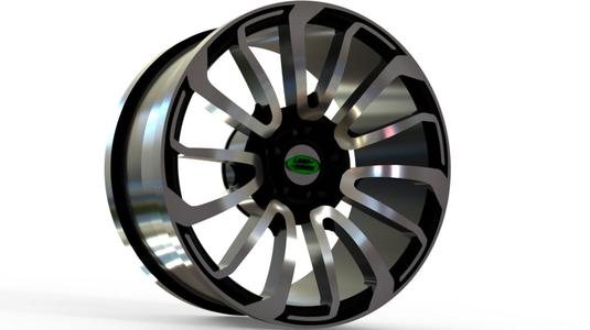 LAND ROVER RIM 3D MODELING STL