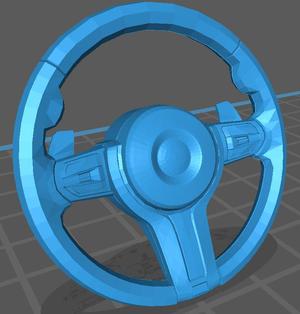 BMW M sport Steering Wheel (Unscaled)