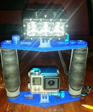 GoPro Tray for Diving With Light attachments