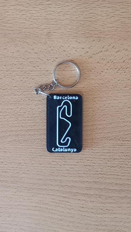 BARCELONA-CATALUNYA Circuit Key Ring