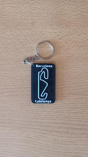 BARCELONA-CATALUNYA Circuit Key Ring