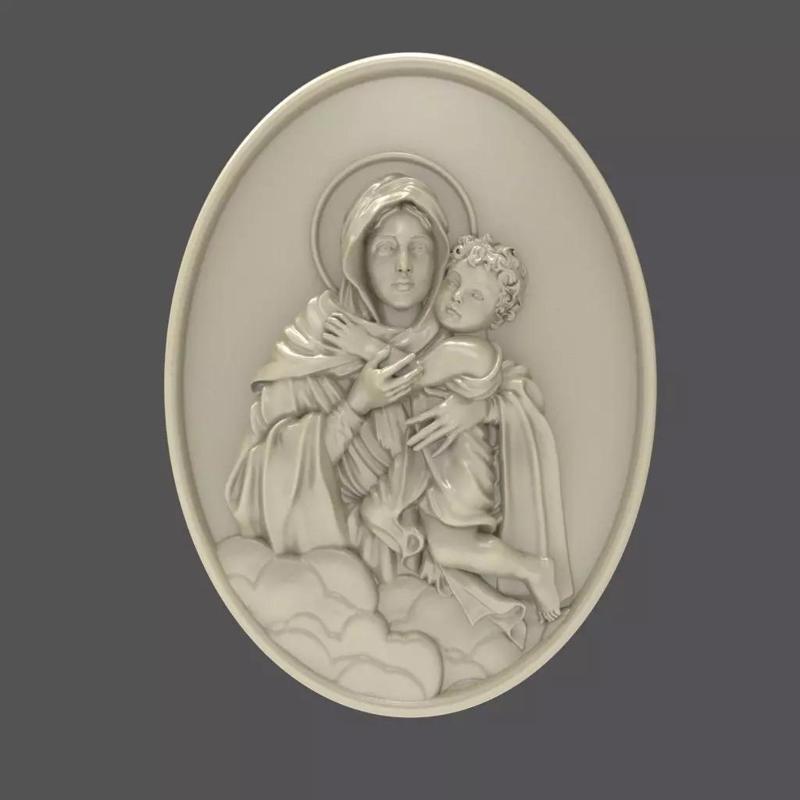 Schoenstatt Madonna bas-relief