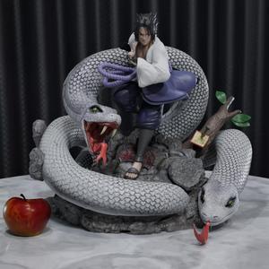 Sasuke statue with snake