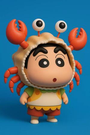 Shinchan in Crab Costume