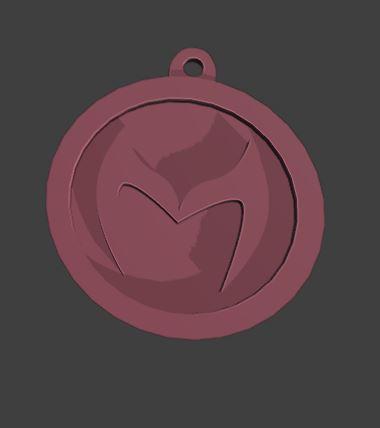 Rivals Scarlet Witch Keychain and Logo