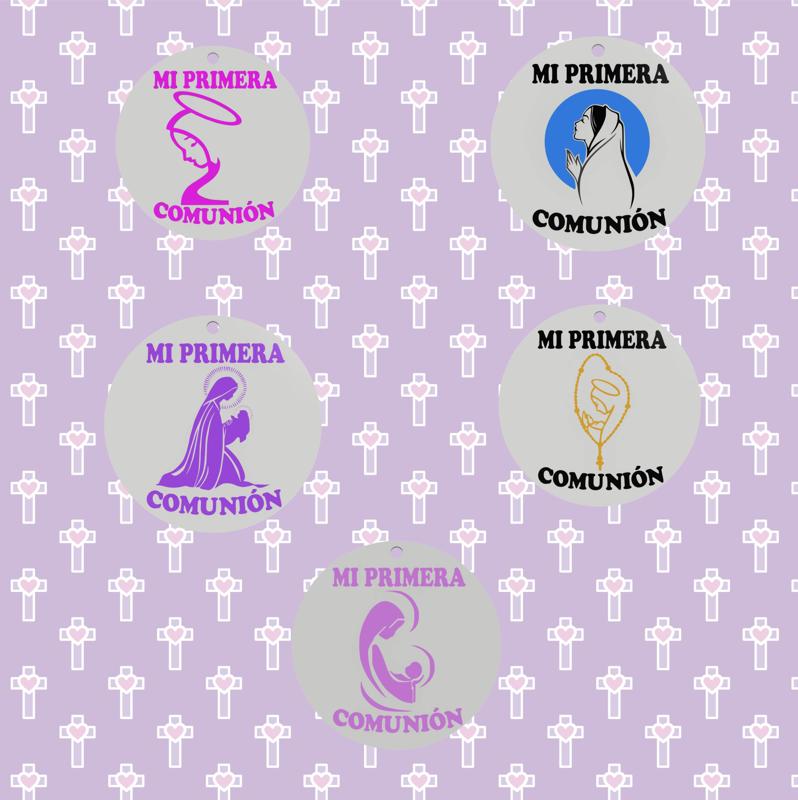 My First Communion Key Ring Pack Virgin Mary